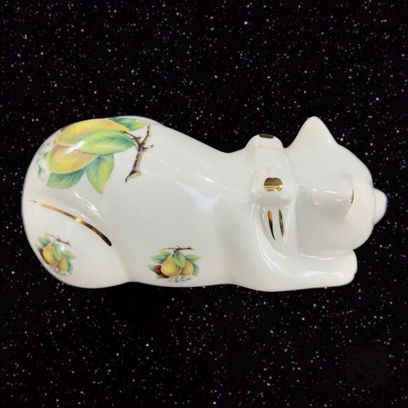 Formalities Baum Bros Ceramic Porcelain Resting Sleeping Painted Cat Figurine - Picture 10 of 10